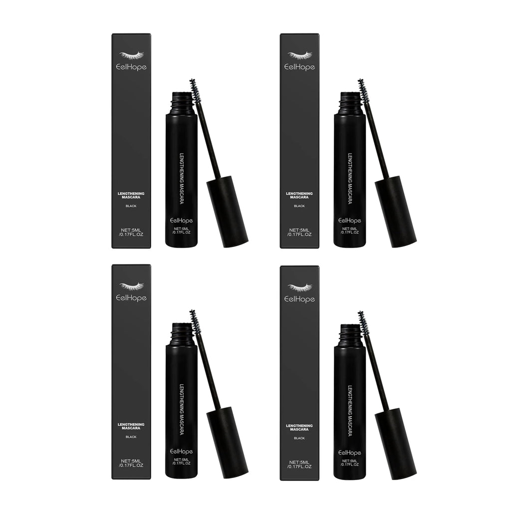 Lengthening Mascara Volumizing Curling Proof for Sensitive Waterproof Sweat-Proof Fast Dry Defining Long Lasting Natural Mascara Oasis Select 4pcs X 5ml