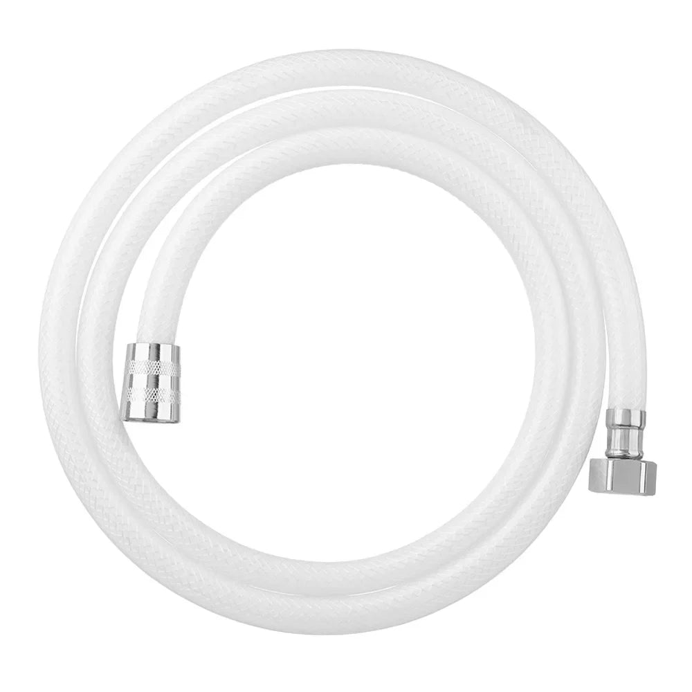 1/15/2m GI/2 High Pressure PVC Handheld Shower Hose Universal Interface Flexible Anti Winding Bathroom Accessories Oasis Select White-1.2m