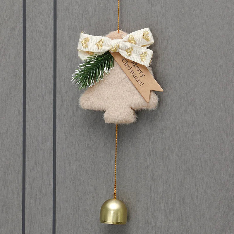 Christmas Tree Hanging Pendants Happy New Year Bell Pendant Merry Christmas Decorations for Home Xmas Ornaments Couple Gift Oasis Select Style 2