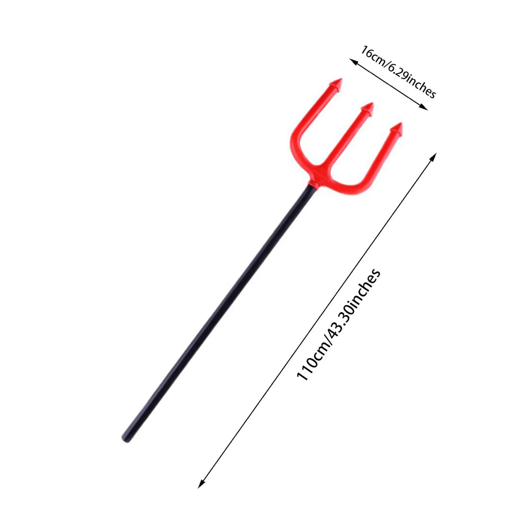 Red Devil Pitchfork Prop – Halloween Costume Accessory Costume Prop Oasis Select