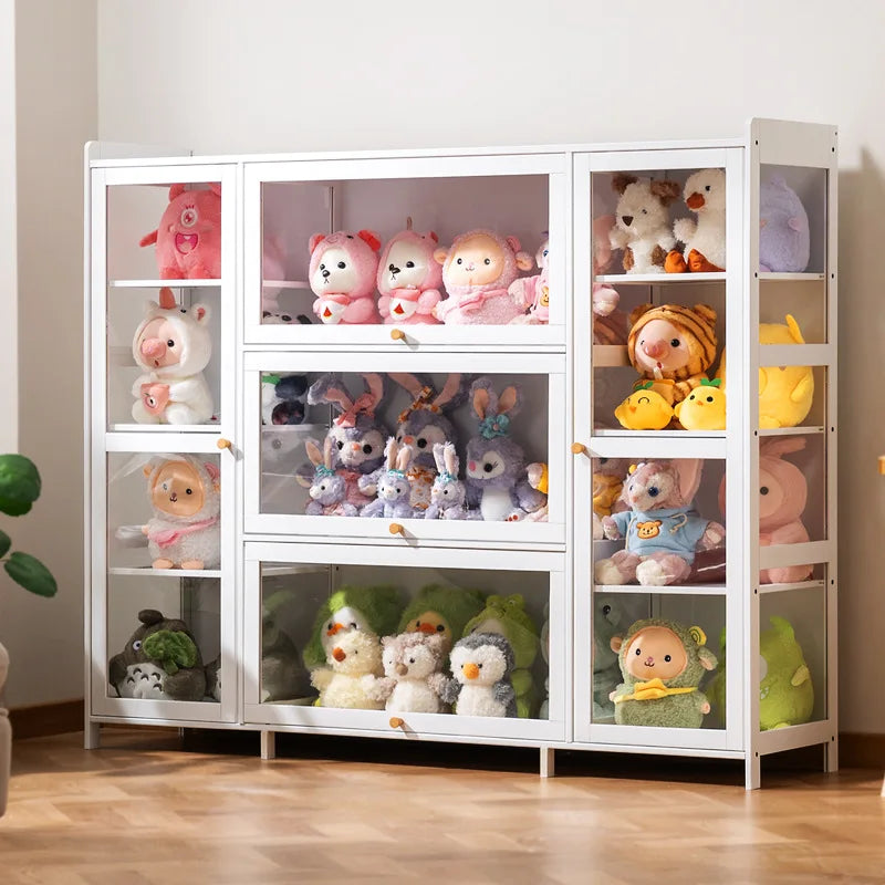 Doll storage display cabinet plush toy doll cotton doll figure blind box imitation acrylic transparent display box Oasis Select