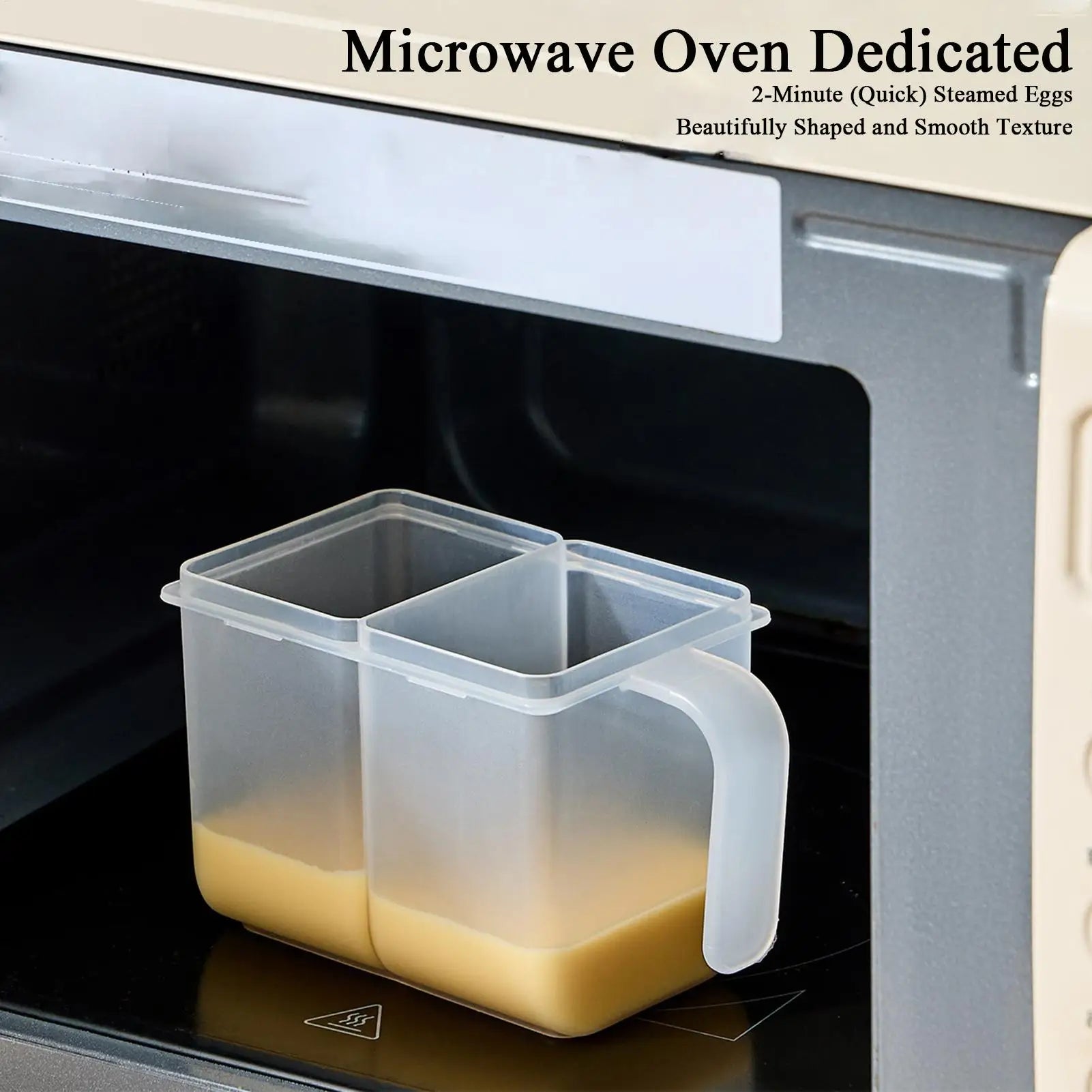 Microwave Egg Cooker Tamagoyaki Omelet Box Nonstick Heat-Resistant Mold Microwavable Egg Cooker for Kitchen Meals Cooking Oasis Select