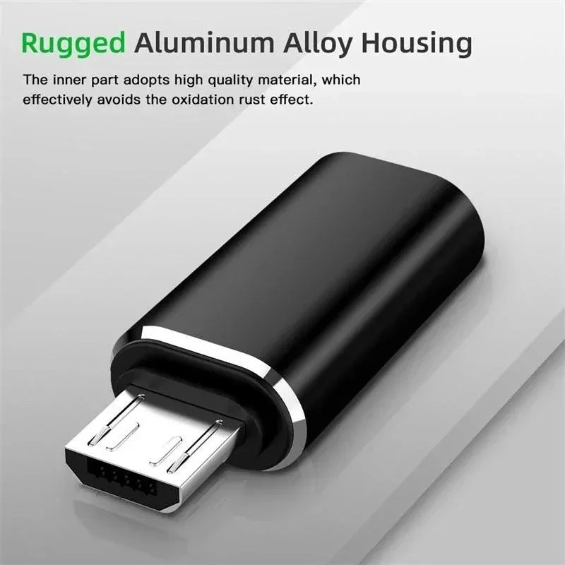 1-5 pcs USB Type C To Micro USB Android Adapter Connector for Phone Tablet Micro USB Male To Type C Female Converter Oasis Select