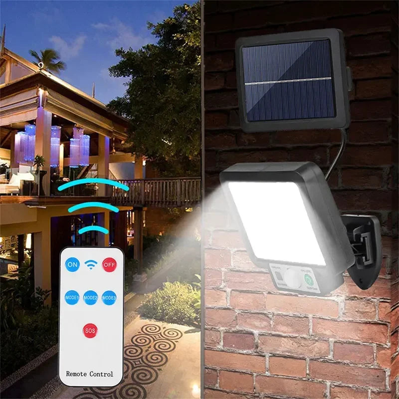ESMARTER Solar Motion Sensor Wall Light – IP65, 1000LM, 3 Modes