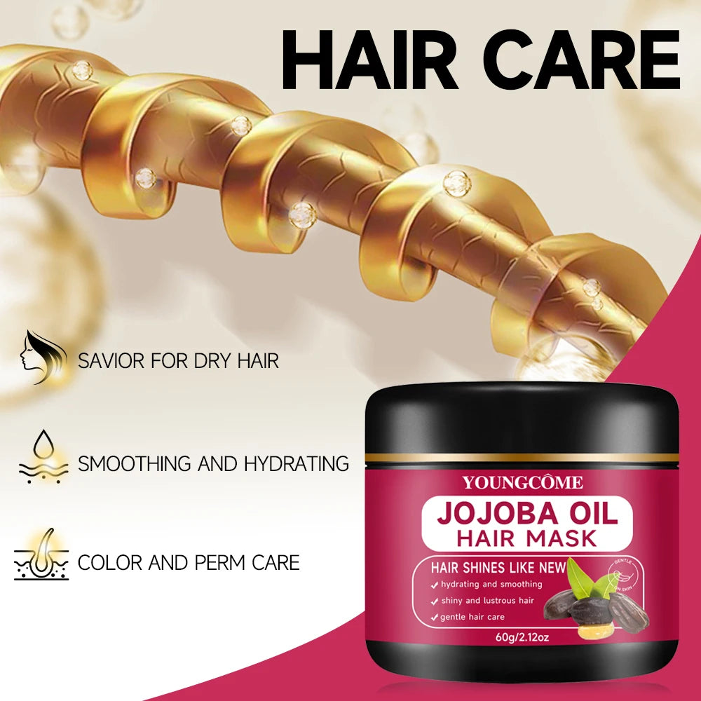 YOUNGCOME Jojoba Oil Hair Mask – Nourishing Deep Conditioner