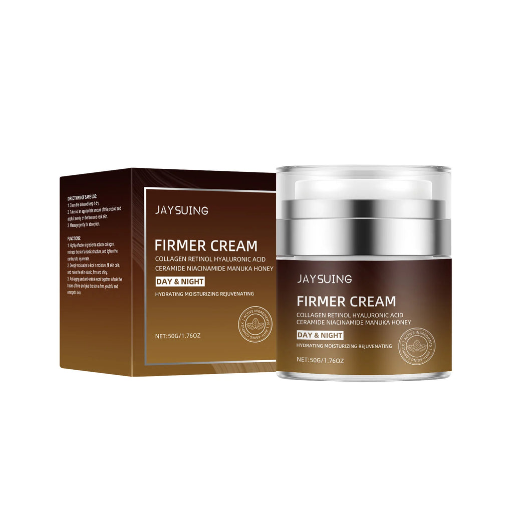 Retinol Collagen Cream Instant Face Lifting Wrinkle Tightening Firming Anti Aging Hyaluronic Acid Day Night Facial Moisturizer Oasis Select 50g boxed