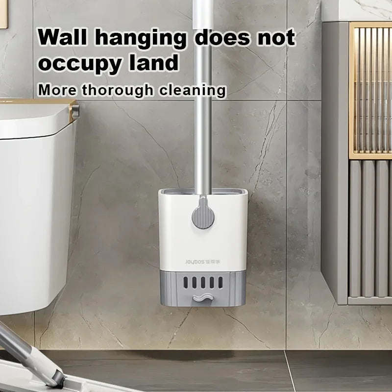 Toilet Cleaning Brush Without Dead Ends Plastic Wall Mounted Toilet Brush Bathroom Accessories Punch Free Cleaning Tool Oasis Select