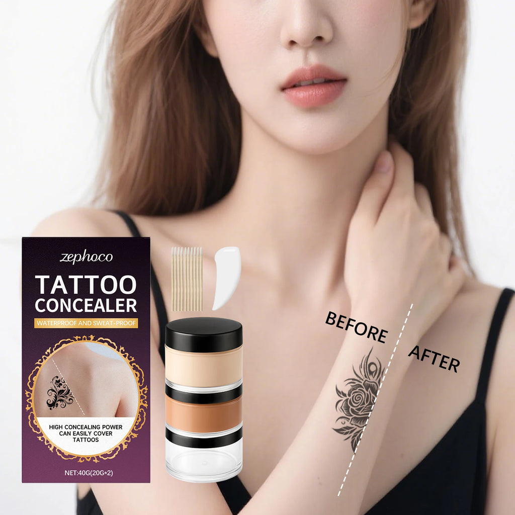 Soft Mist Tattoo Concealer – Full Coverage Lightweight Cream