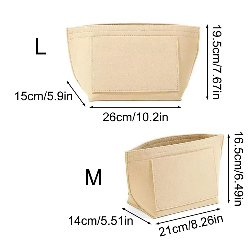 Felt inner bag, large capacity handbag inner bag, travel bag storage bag, felt inner bag Oasis Select
