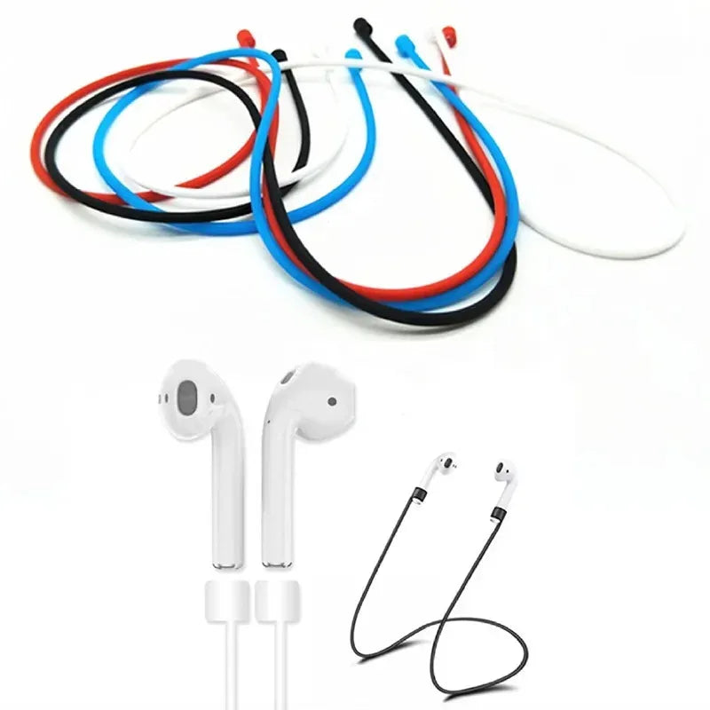 1-5pcs for AirPods Magnetic Silicone Anti-lost Neck Strap Wireless Earphone String Rope Headphone Cord Earphone Accessories Oasis Select