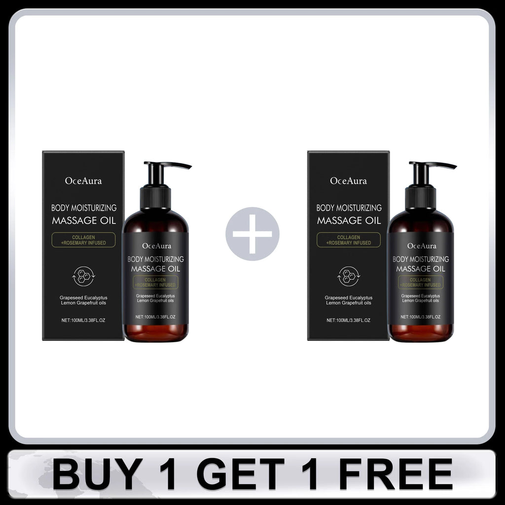 Moisturizing Body Massage Oil Nourishing Smoothing Skin Reduce Dryness Rosemary Oil Brighten Gentle Firming Body Spa Skin Care Oasis Select Buy 1 Get 1 Free