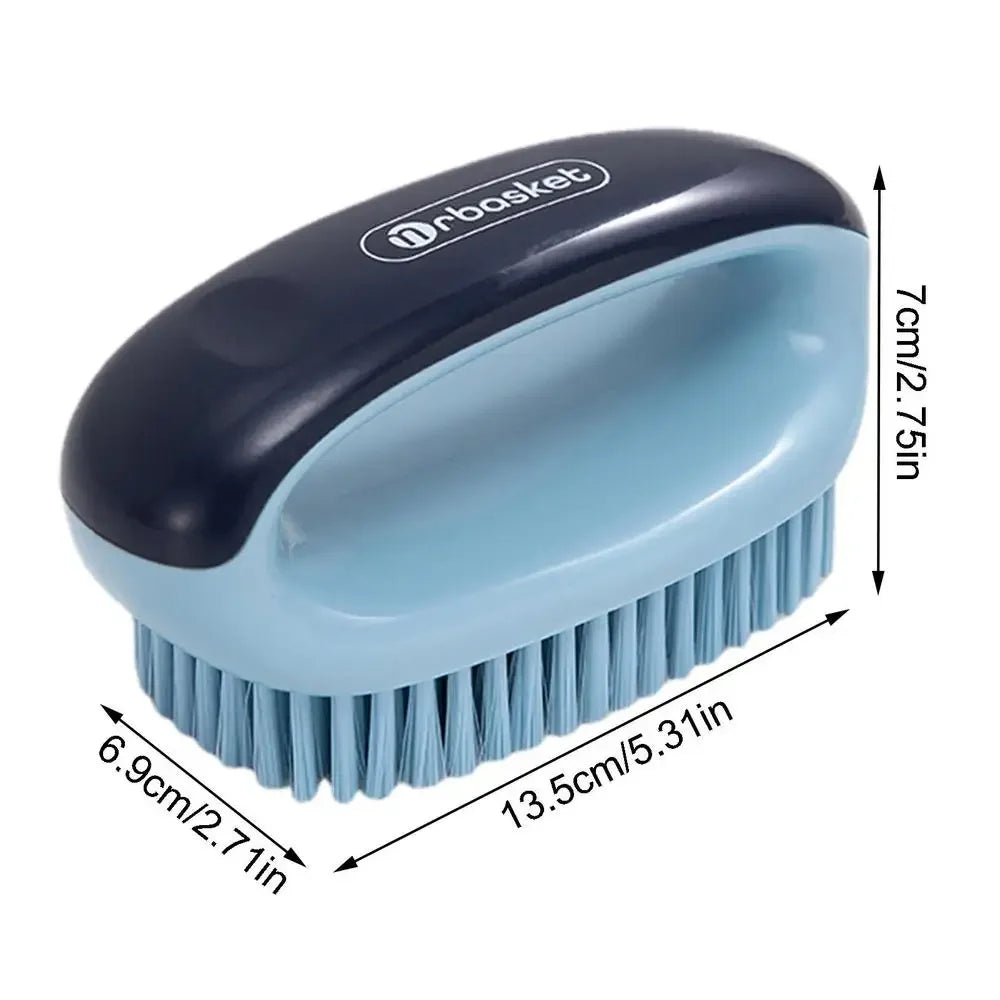 Soft Bristle Shoe Cleaning Brush – Anti-Slip & Hangable Shoe Cleaning Brush Oasis Select Blue