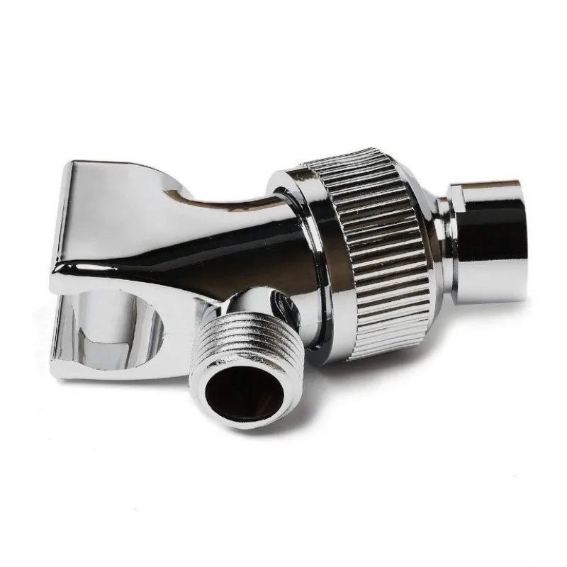 G1/2" 3 Way Tee Connector Shower Adapter Adjustable Water Diverter Valve Arm Mounted Faucet Sprinkler Holder Bathroom Accessory Oasis Select