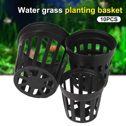 10-Pack Aquarium Plant Basket Cups | Hydroponics Planting Pots Aquarium Plant Basket Oasis Select