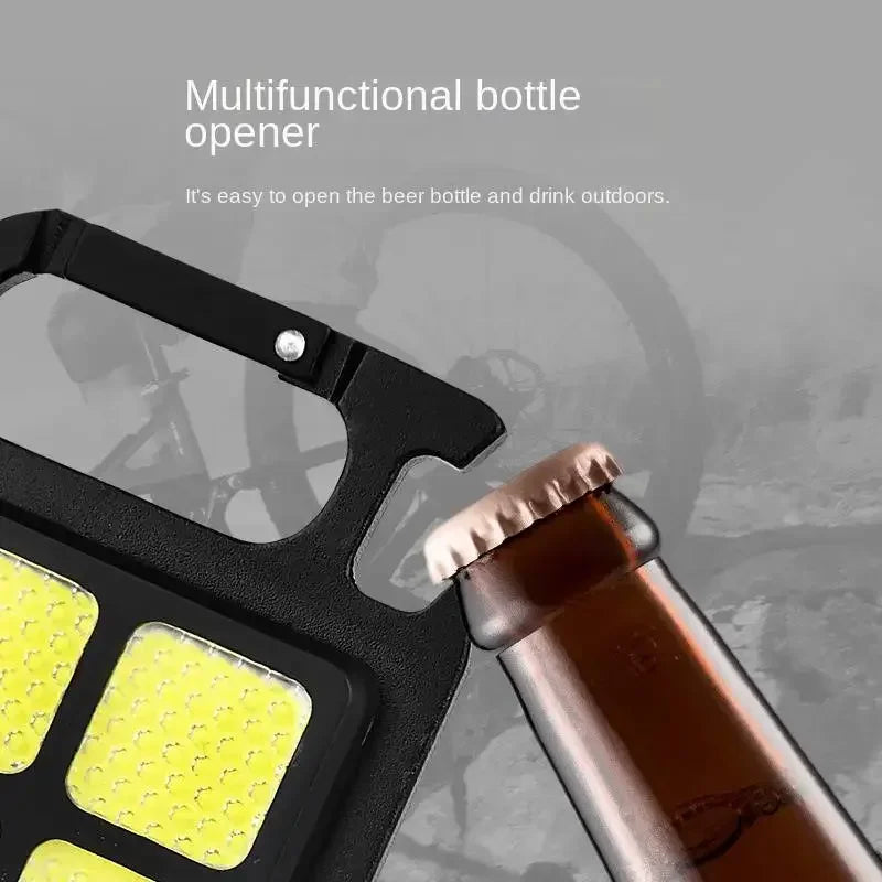 Multifunctional High Brightness COB LED Flashlight Camping Lamp Work Light Outdoor Portable with 500mAh USB Charging Waterproof Oasis Select