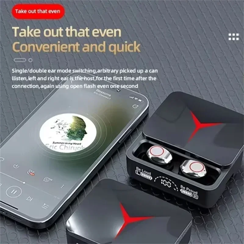 Original TWS M90 Wireless Headphones Gaming Earphone Bluetooth Sport Earbuds Music Headsets Oasis Select