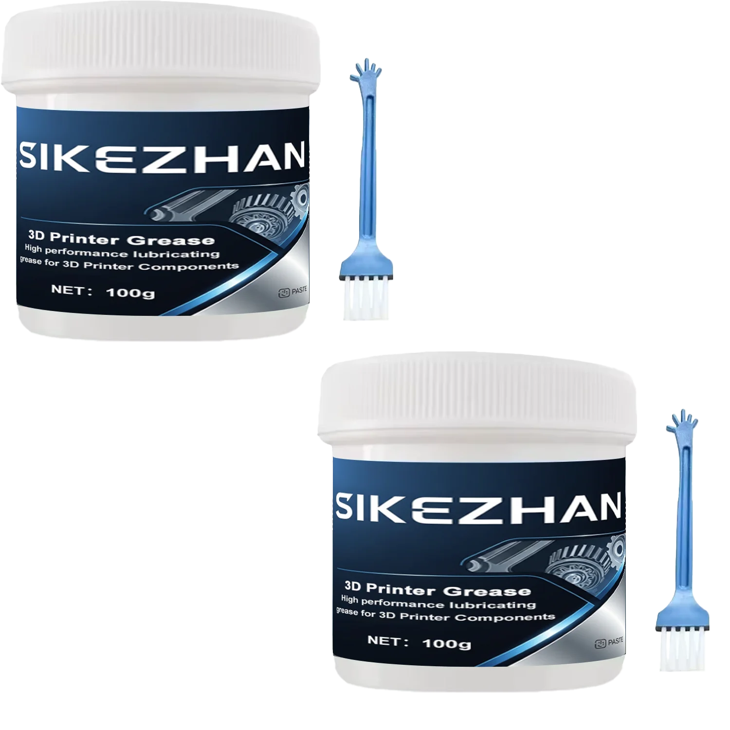 3D Printer Lubricant High-Speed Lithium Grease for Lead Screws Linear Rails Reduce Noise Friction Wear Smooth 3D Print Parts CNC Oasis Select 200g
