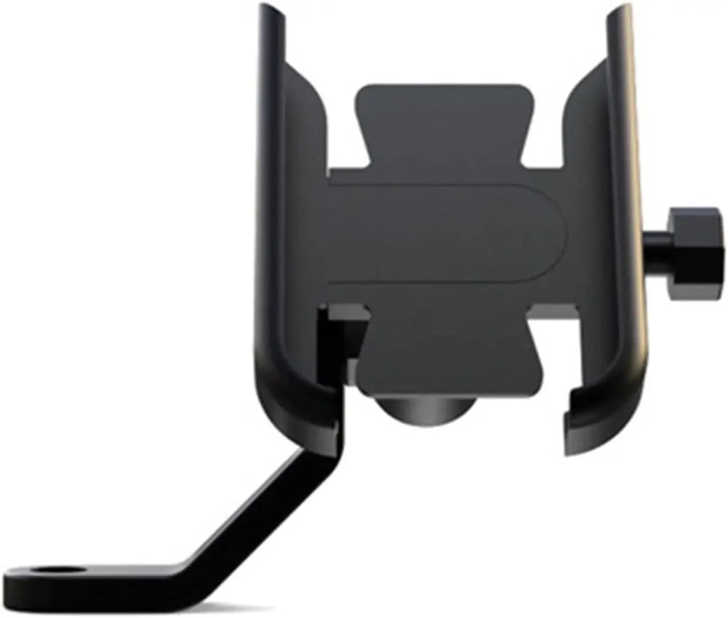 Universal Metal Motorcycle Phone Holder Aluminum Alloy Anti-Slip Bracket GPS Clip Adjustable Phone Stand for 4-6.5inch Phone Oasis Select Rearview mirror A