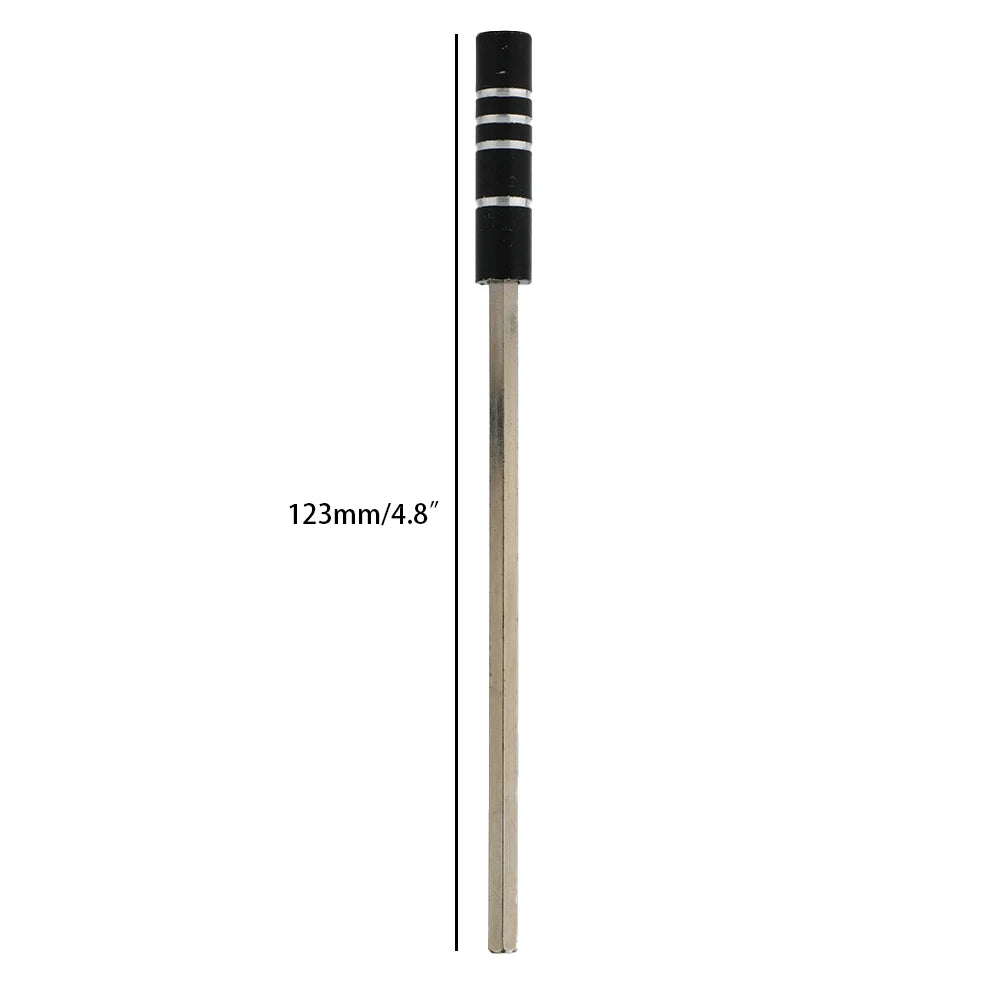Magnetic Metal Shaft Extension Bar Rod Hex Socket Adapter Screwdriver Bit Holder 123mm Steel Shaft RadFor 4mm 1/8" Hex Bits Oasis Select