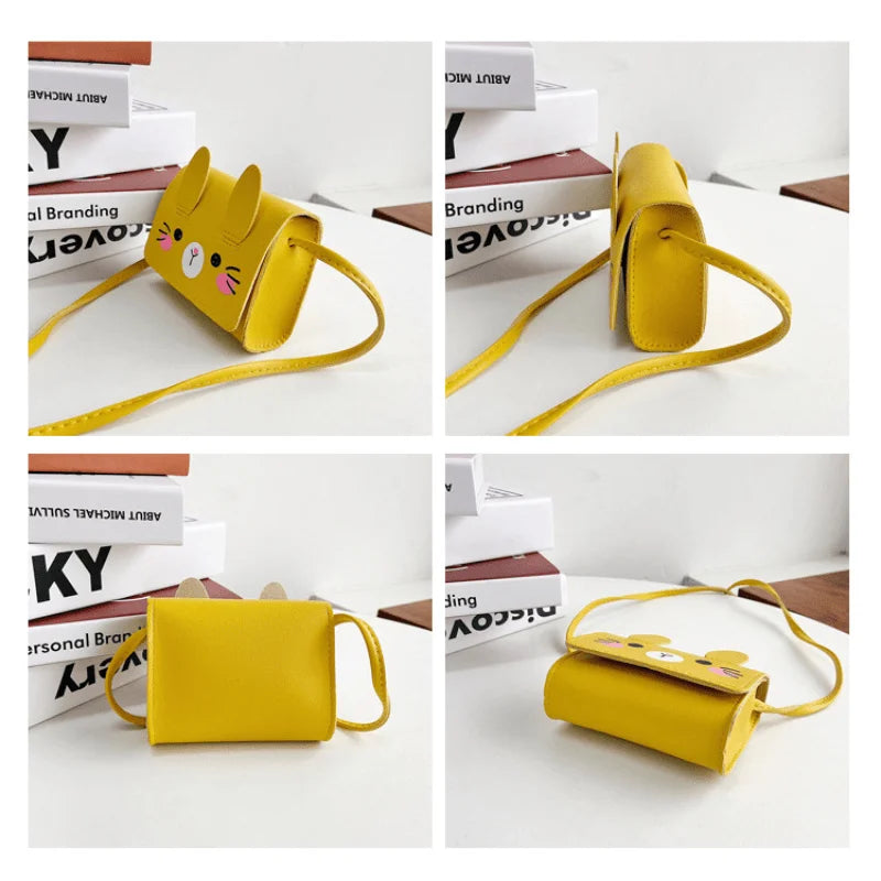Children's Mini Handbags Hot Sale Princess Baby Girls PU Leather Small Shoulder Crossbody Bags Cute Kids Coin Purse Wallet Oasis Select