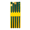 Premium Alloy Chopsticks Set – 5 Pairs, Non-Slip & Reusable