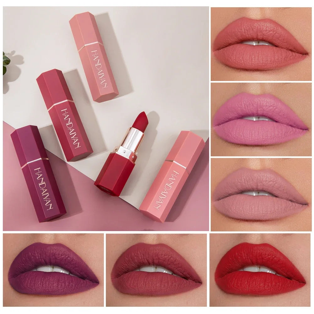 Handaiyan 6-Shade Matte Velvet Lip Liner – Waterproof & Long-Last