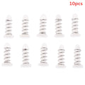 10pcs 14mm Plastic Nail Cooling Fan Spring Nails Heat Sink Clips Oasis Select White