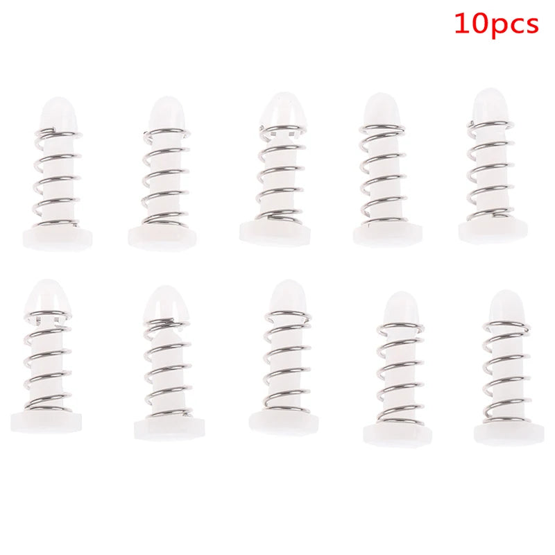 10pcs 14mm Plastic Nail Cooling Fan Spring Nails Heat Sink Clips Oasis Select White