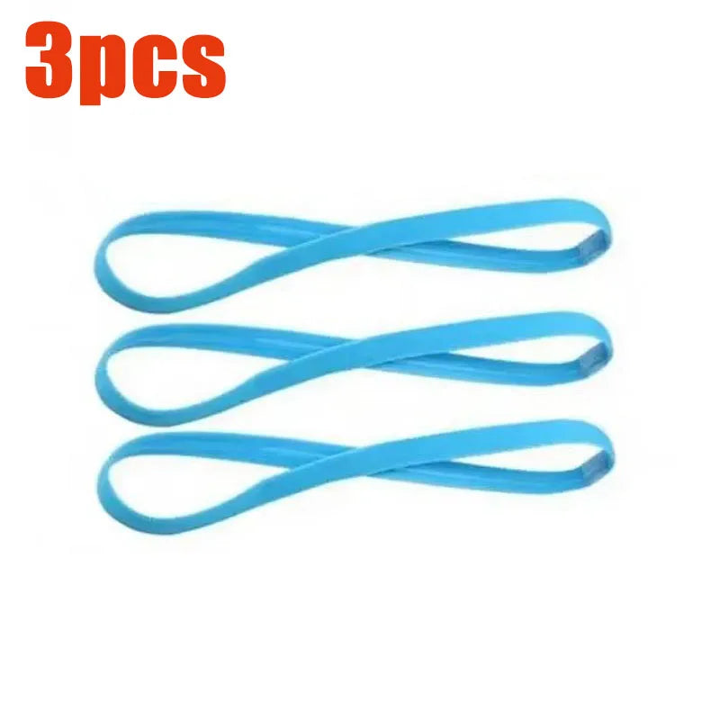 6/3Pieces Solid Thick Non-Slip Elastic Sports Outdoor Headbands Hair Headbands Exercise Hair Bands Sweatbands for Women for Men Oasis Select 3pcs blue