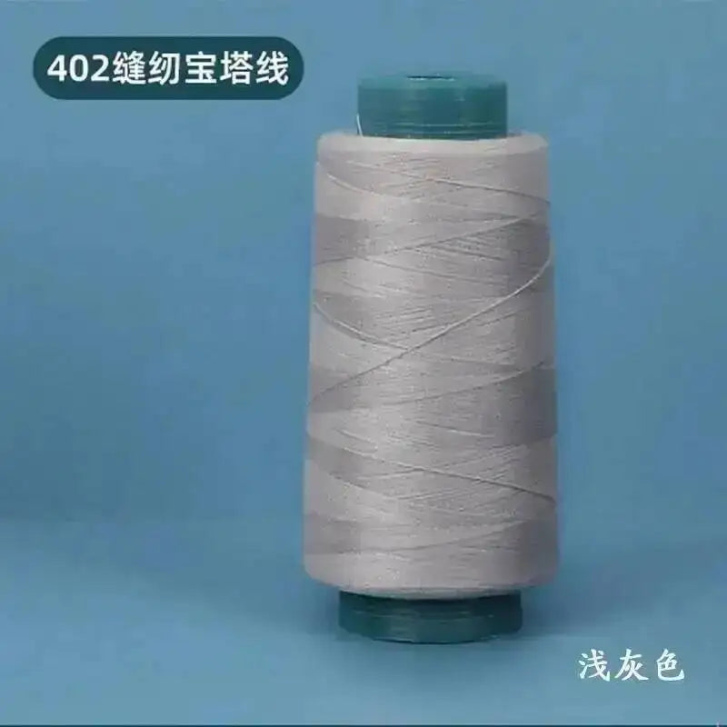 Stitching Sewing Hand Machines Industrial To Sewing Thread Supplies 2500Yards 402 Oasis Select Light Gray