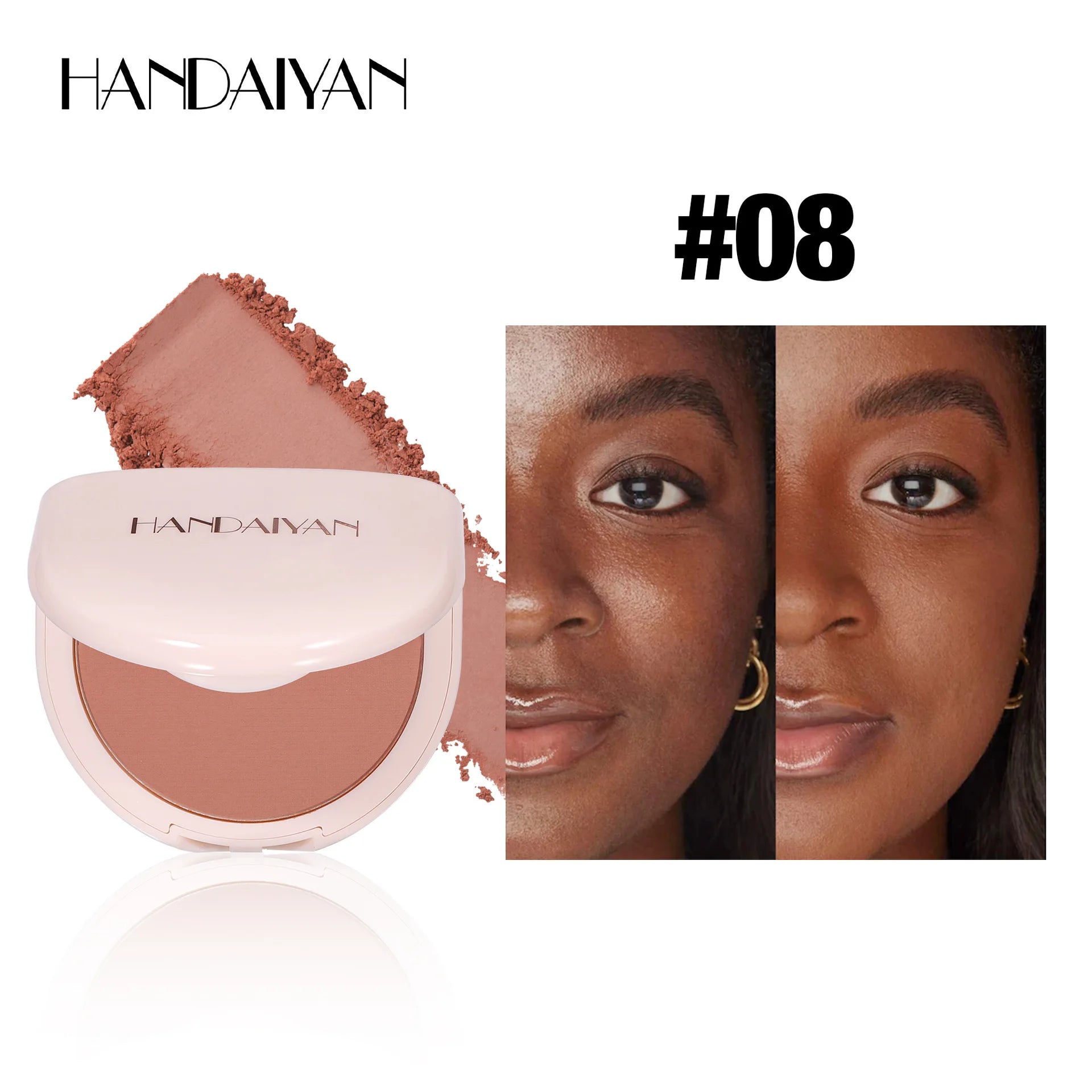 Handaiyan Oil Control Pressed Powder – Matte Waterproof Setting
