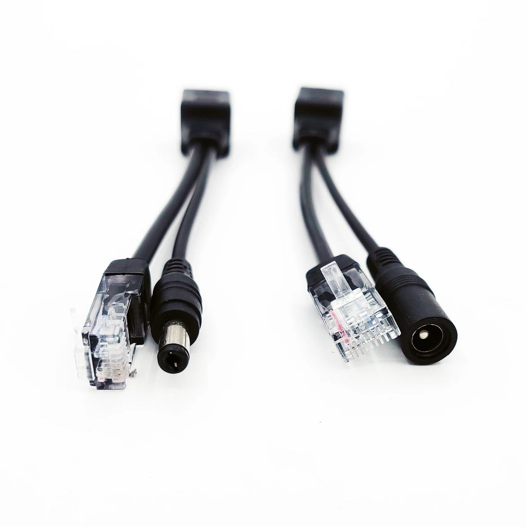 JIENUO POE Spliter Waterprrof With Video And Power Adapter Cable RJ45 12V-48V Supply Module Injector for IP Camera Extender Oasis Select