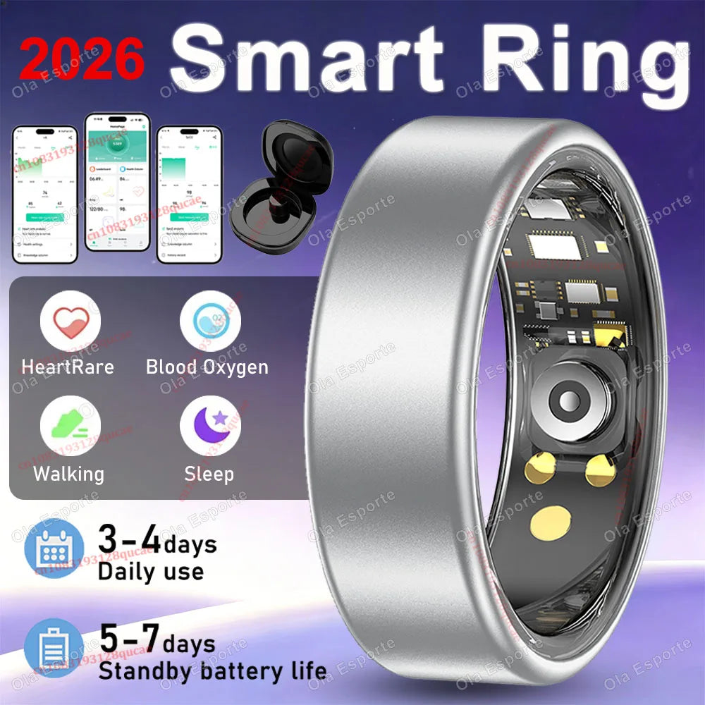 Ola Esporte Smart Ring – Heart Rate, Sleep & SpO₂ Tracker