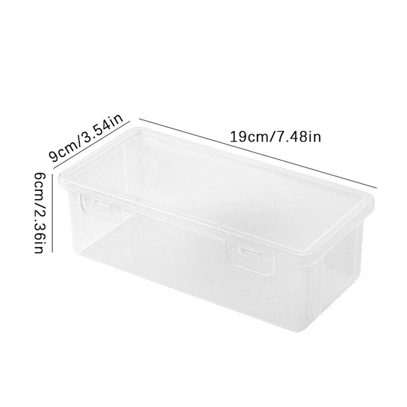 1Pcs Pencil Case Box PP Material Transparent Pencil Box Pouch Stationery School Pencil Case Supplies Pencil Storage Oasis Select