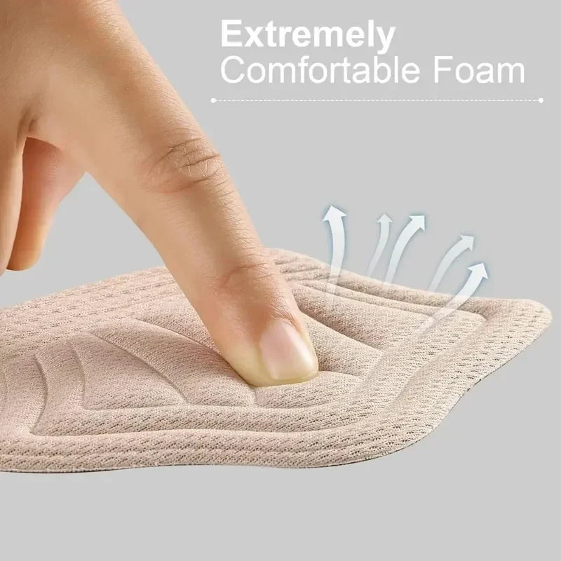 1/2/6Pairs Shoe Pad Foot Heel Cushion Pads Sports Shoes Adjustable Antiwear Feet Inserts Insoles Heel Protector Sticker Insole Oasis Select