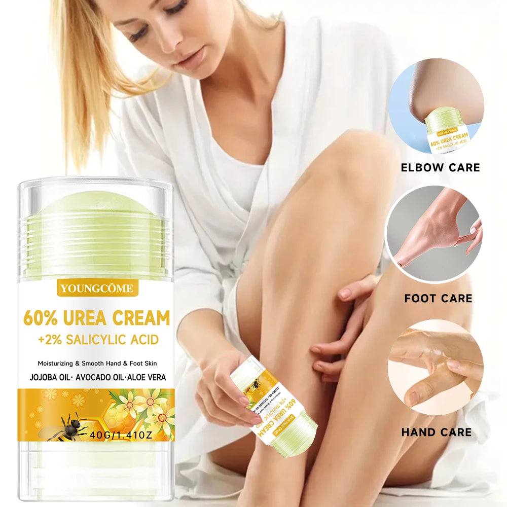 YOUNGCOME 60% Urea Body Cream – Exfoliating & Hydrating, 40g