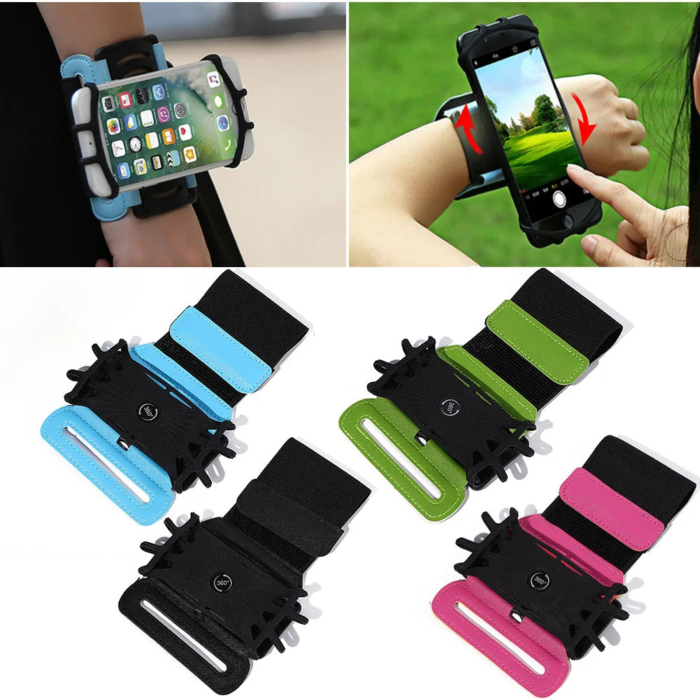 Sports Armband Phone Holder – 4"–6.5" Running & Cycling Wristband