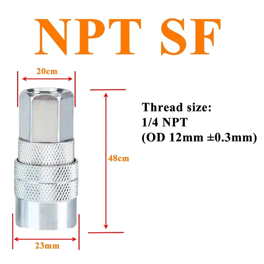 NPT 1/4 Quick Release Pneumatic Fitting Connector – US Type
