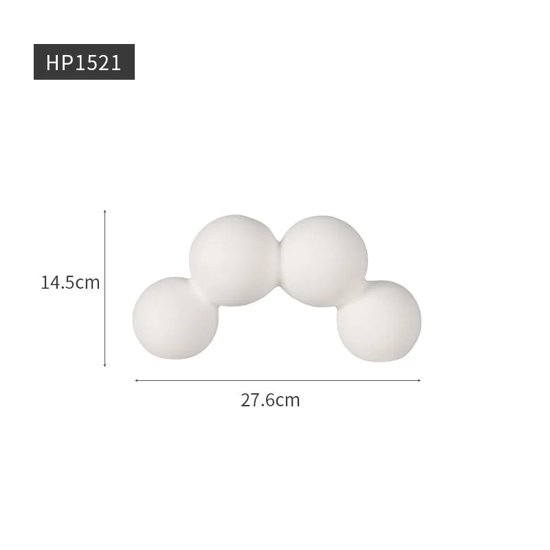 Nordic Ins Vase Ceramic Blank Decoration Living Room Home Cabinet Decoration Homestays Clothing Store Soft Decoration Home Decor Oasis Select B