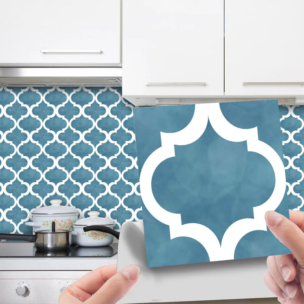 Mosaic Tile Paste Self-adhesive DIY Removable Decorative Pvc Wall