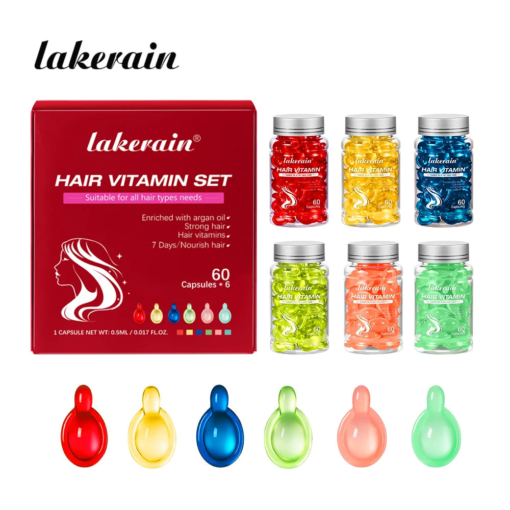 Moroccan Agam Vitamin Oil Hair Care Essence Damaged Nutrition Repair Hair Splitting Improvement Treatment Products 60 Capsules Oasis Select 02