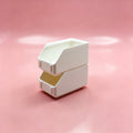 Stackable Slant Small Parts Storage Boxes Hardware Organizer Tray Craft Bead Pin Screw Container Home Office Desktop DIY Storage Oasis Select Storage box-2pcs