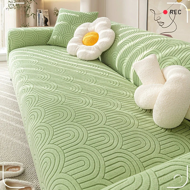 2025 New Elastic Full-cover Sofa Cover All-season Anti-slip and Anti-cat Scratch Sofa Cover Sofa Covers Oasis Select