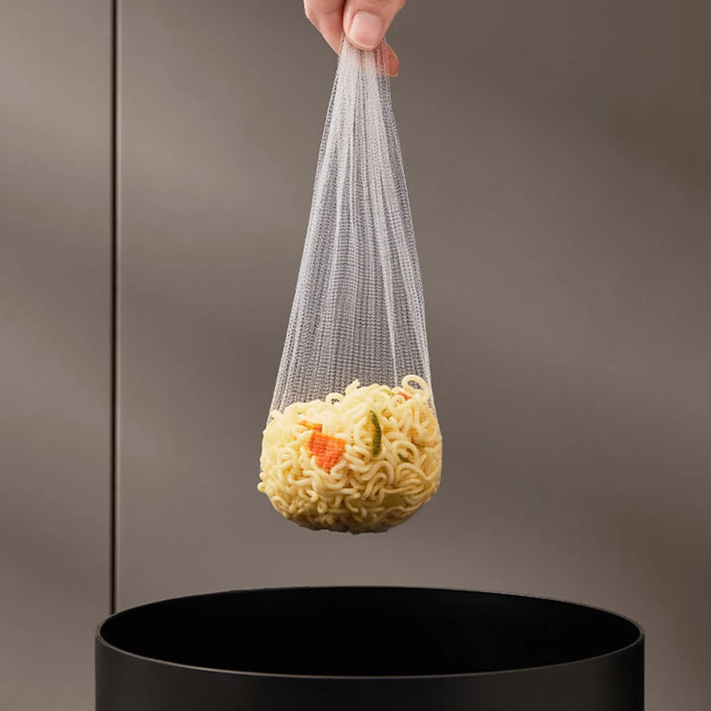 Foldable Sink Strainer Rack + 50 Disposable Mesh Filter Bags