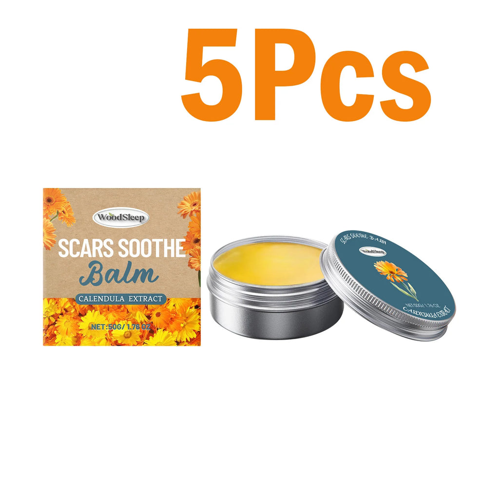 Calendula Acne-Prone Cream Anti-Acne & Fade Marks Oil-Control Shrink Pores Soothing Cream Non-Greasy & Fast Absorbing SkinCare Oasis Select 5 x 50g Boxed