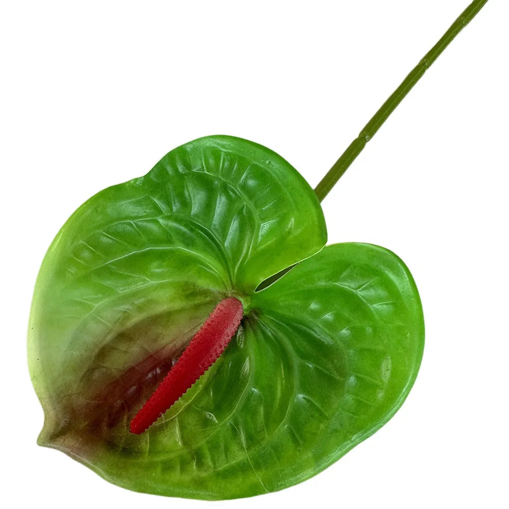 Artificial Anthurium 60cm Soft Rubber Faux Flower | Real Touch