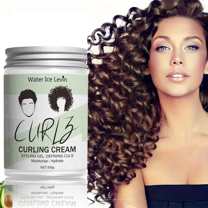 Curly Hair Styling Cream – Moisturizing, Hydrating & Shine Hair Styling Cream Oasis Select One Bottle