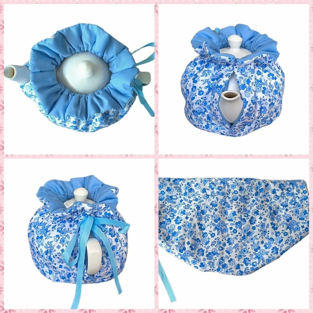 Quilted Insulated Tea Cosy | Chinese Style Teapot Warmer Cover
