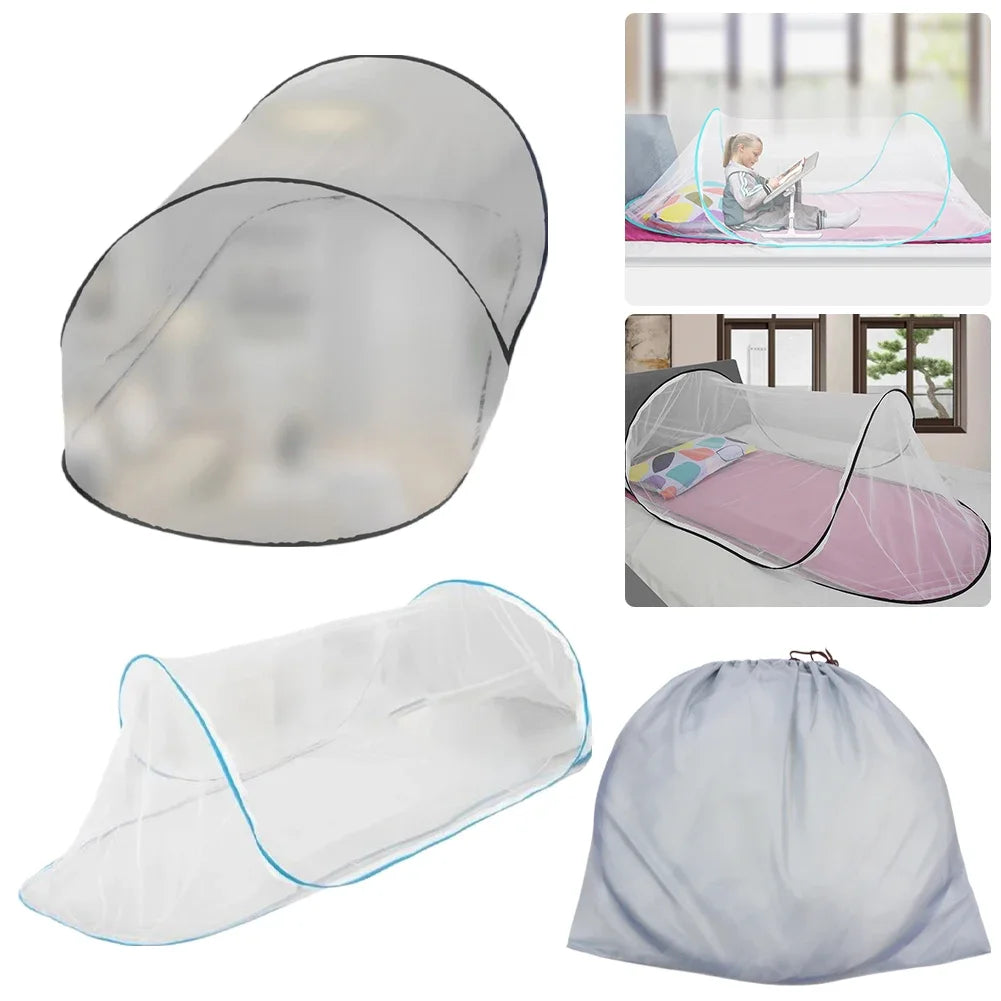 Pop-Up Mosquito Net Tent with Zipper Travel Mosquito Net Portable Outdoor Camping Mosquito Net for Camping Backyards Oasis Select