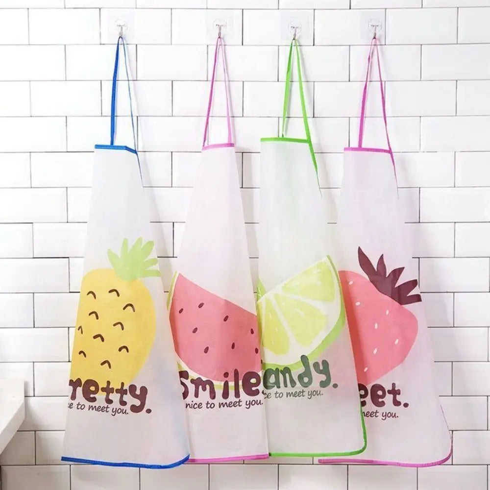 Cartoon Fruit Waterproof Sleeveless Apron – Men & Women